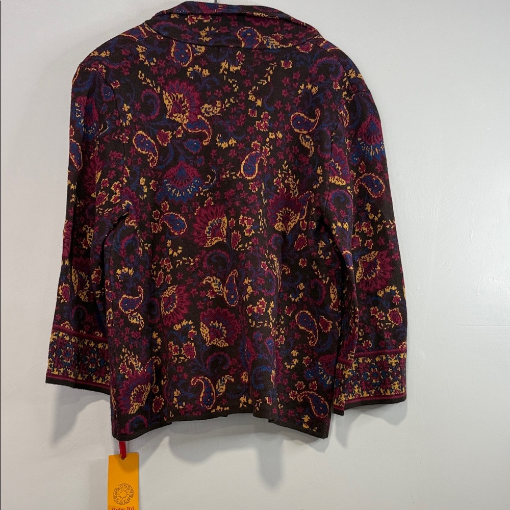 Ruby Rd. Multicolor Patterned Cardigan - Picture 6 of 6